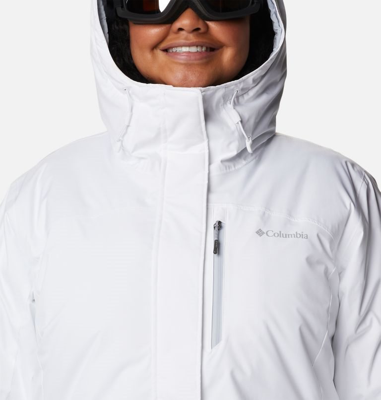 Women's Columbia Last Tracks II Insulated Jackets White | Plus Size CA-ZA586